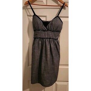 My Michelle Babydoll Summer Mini Size 11 Denim Blue Sweetheart Spagetti Staps